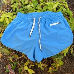 Vuori Sky Blue Women's Athletic Shorts